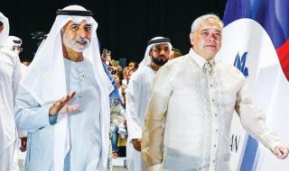 نهيان بن مبارك يشهد احتفالية «الإمارات تحب الفلبين»