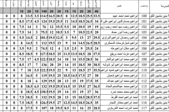 اعرف فورًا نتيجة الشهادة الإعدادية محافظة المنوفية بالإسم فقط بدون انتظار