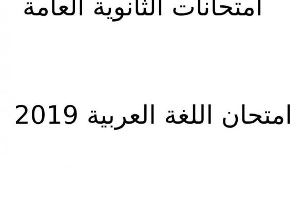 تسريب امتحان اللغة العربية للثانوية العامة 2019 على صفحات شاومينج مجرد شائعة لا أكثر