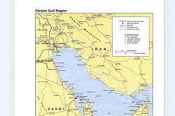 خريطة إيرانية تضم دولة خليجية تتسبب في أزمة جديدة