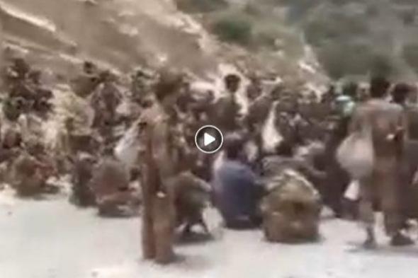 ورد الان : شاهد اول مقاطع فيديو مسربة للقوات التي سقطت اليوم تحت الأسر بيد الحوثيين (صور)