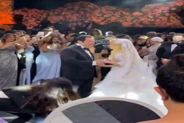 فيديو- "حفل أسطوري".. زفاف ابنة محمد المرشدي في قصره بالقطامية هايتس