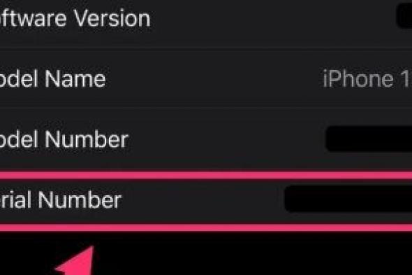 تكنولوجيا: طريقة معرفة "السريال نمبر" لموبايلك الأيفون.. خطوة بخطوة