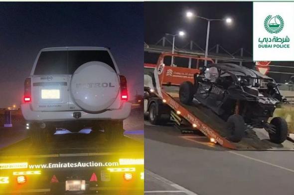 الامارات | شرطة دبي تحجز مركبة ودراجة ترفيهية استعرض سائقها في مناطق تخييم العائلات
