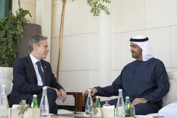 الامارات | رئيس الدولة ووزير الخارجية الأميركي يبحثان علاقات البلدين والتطورات في المنطقة