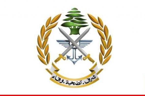 الجيش: تعرض دورية لإطلاق نار أثناء عملية دهم في حي الشراونة – بعلبك وتوقيف مواطن في الخضر