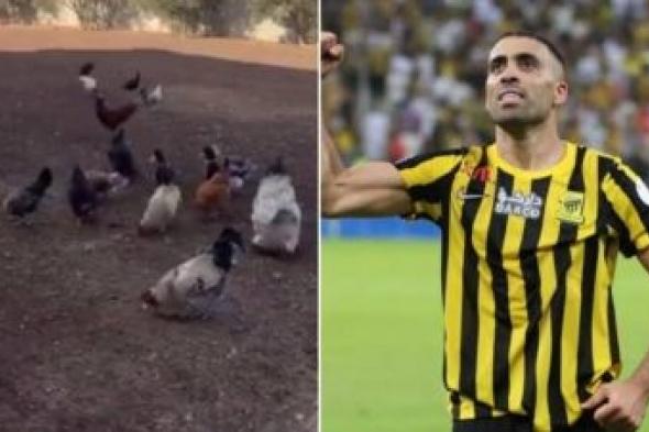 تراند اليوم : شاهد.. لاعب الاتحاد عبدالرزاق حمدالله يقضي وقته داخل مزرعته الخاصة بالمغرب