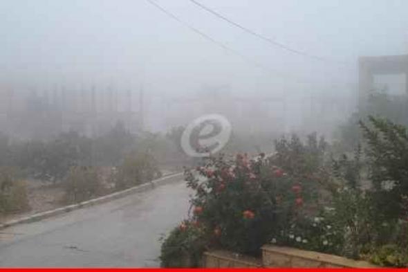 "النشرة": غزارة الامطار في حاصبيا ادت الى حدوث انهيارات على جانبي الطرقات