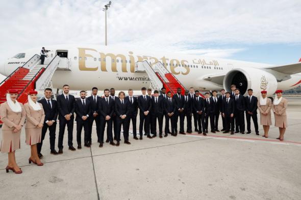 الامارات | طيران الإمارات وريال مدريد يفتتحان "السوبر الإسباني" في الرياض
