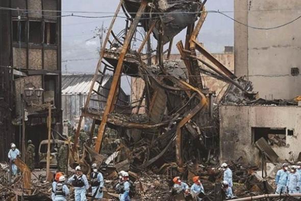 ارتفاع حصيلة قتلى زلزال اليابان إلى 215 شخصا