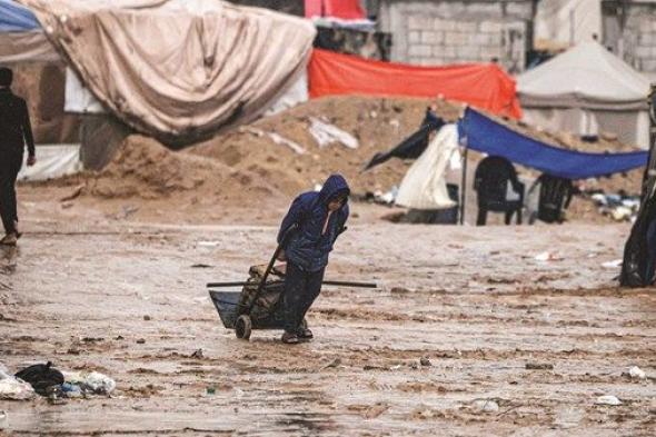 «شتاء غزة».. معاناة إضافية لأهالي القطاع المنكوب