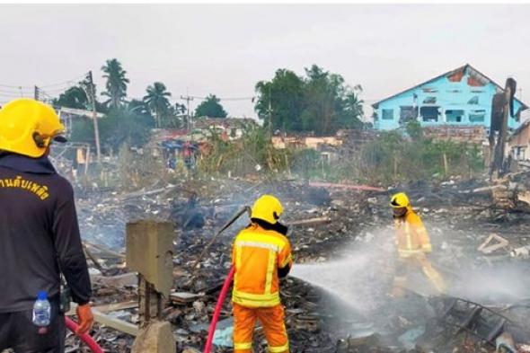 مقتل 20 شخصاً جراء انفجار بمصنع للألعاب النارية في تايلاند