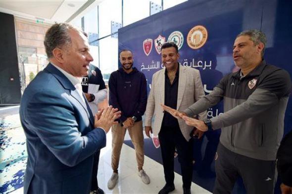 السفير المصري يزور بعثة الزمالك في الإمارات