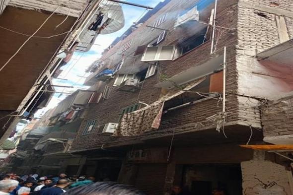 مصاب في حريق شقة بميدان لبنان