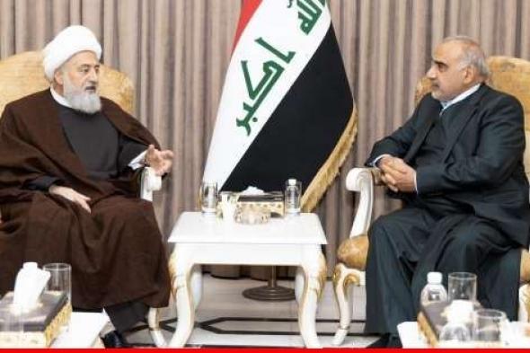 الخطيب واصل لقاءاته في بغداد والتقى رؤساء الحكومات السابقين