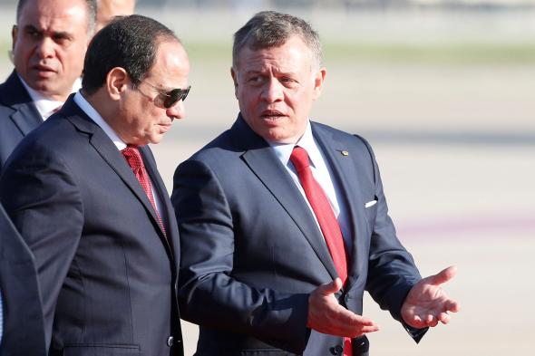 الرئيس السيسي وعاهل الأردن يبحثان هاتفيًا تطورات الأوضاع في غزة