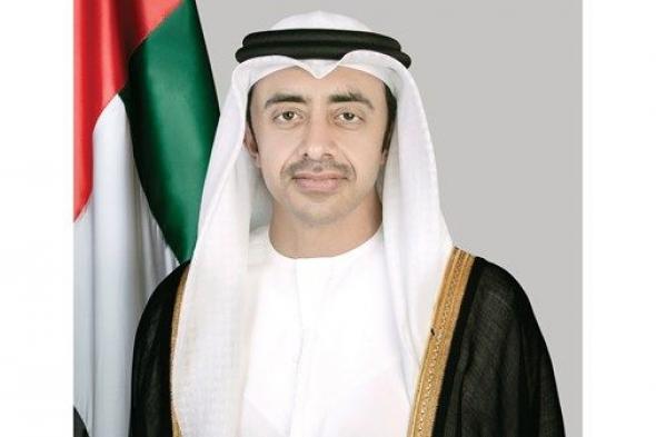 عبدالله بن زايد يؤكد دعم الإمارات الراسخ لـ«أونروا»