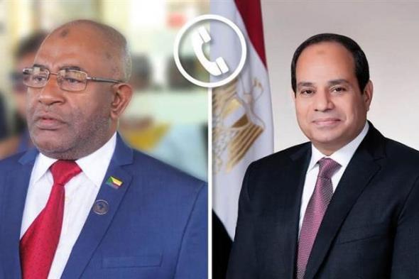 الرئيس السيسي يهنئ رئيس جزر القُمر على فوزه بولاية رئاسية جديدة
