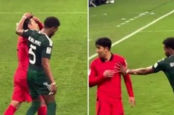 تراند اليوم : شاهد.. علي البليهي يدفع لاعب كوريا الجنوبية "سون" ويشد شعره أثناء المباراة