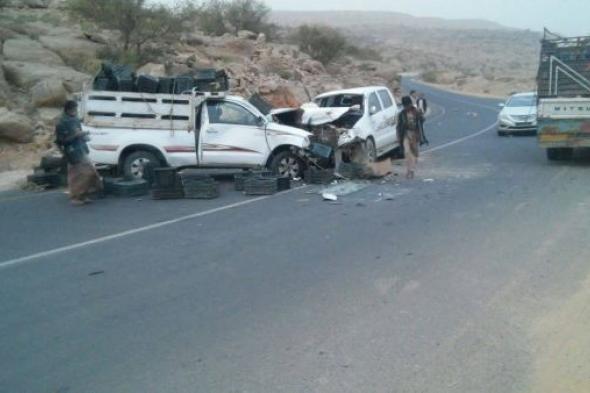 تعز.. وفاة ثلاث نساء وطفل وإصابة اثنين آخرين بحادث مروري في حي الجحملية