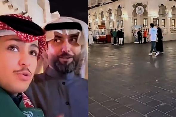 سوق واقف فارغ من الزوار بعد خروج الأخضر من بطولة آسيا .. فيديو