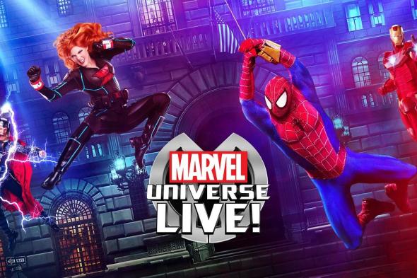 الامارات | 17 عرضاً حياً يحبس الأنفاس على مسرح كوكا كولا أرينا مع انطلاق Marvel Universe LIVE!
