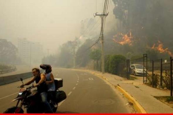 ارتفاع حصيلة ضحايا حرائق الغابات في تشيلي إلى 112 قتيلا