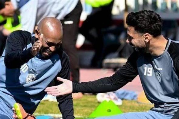 عبدالله السعيد بجوار شيكابالا ضمن تشكيل الزمالك في أول تجربة ودية لجوميز