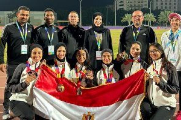 بطلات المشروع القومى يحققن 9 ميداليات متنوعة فى بطولة الأندية العربية