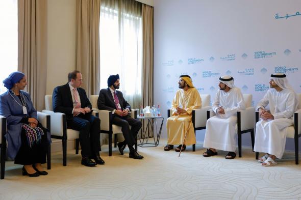 الامارات | محمد بن راشد يلتقي رئيس مجموعة البنك الدولي
