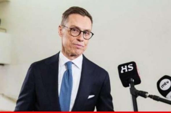 ألكسندر ستوب يعلن فوزه في الانتخابات الرئاسية بفنلندا