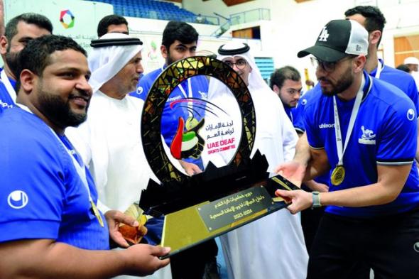 الامارات | نادي دبي بطل دوري كرة قدم الصالات لأصحاب الهمم
