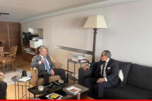 باسيل بحث مع السفير المصري الأوضاع الاقليمية والفراغ الرئاسي