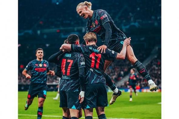 مانشستر سيتي يفوز على كوبنهاجن بثلاثية في دوري أبطال أوروبا