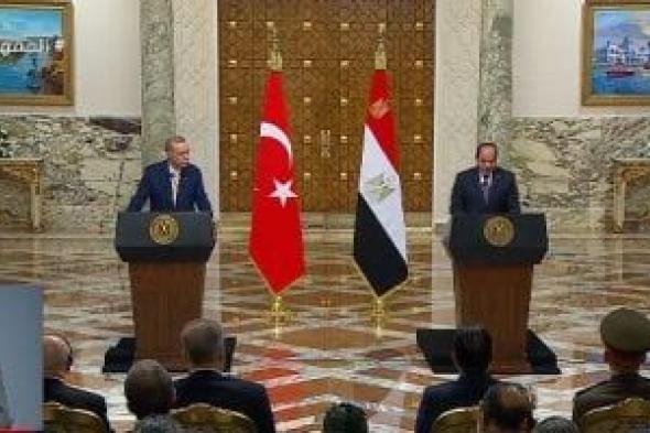 سأزور أنقرة في أبريل المقبل.. السيسي: مصر حاليا الشريك التجاري الأول مع تركيا في أفريقيا
