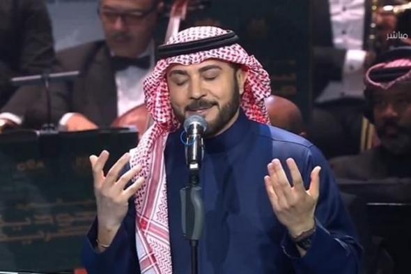 ماجد المهندس ينهي فقرته الغنائية في حفل "ليالي سعودية مصرية" بـ "رسالة من تحت الماء"