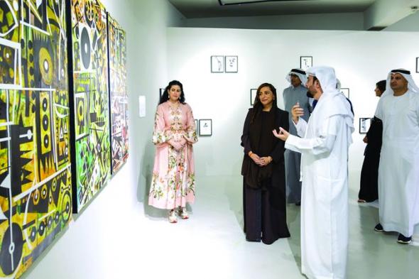 الامارات | بدور القاسمي تفتتح معرضين في «مرايا للفنون»