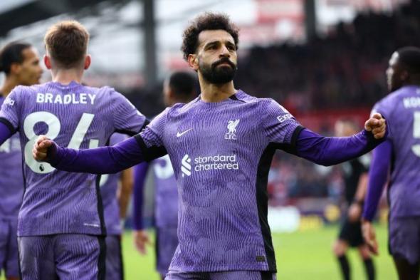 رقم قياسي ينتظر محمد صلاح في مباراة لوتون تاون