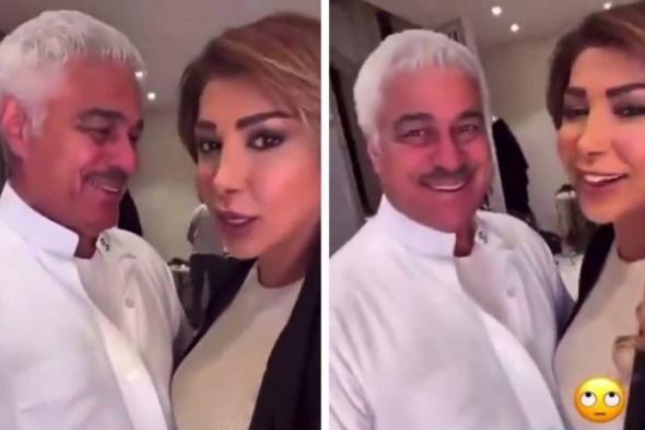 شاهد ردة فعل الفنانة اليمنية أروى لحظة مقابلتها الممثل إبراهيم الحربي