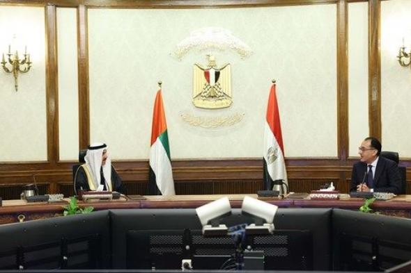 رئيس الوزراء المصري ورئيس «الوطني الاتحادي» يؤكدان تميّز علاقات البلدين الأخوية