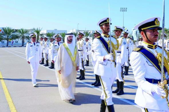 الامارات | حمدان بن محمد يشهد حفل تخريج الدورة الـ 24 من كلية راشد بن سعيد آل مكتوم البحرية
