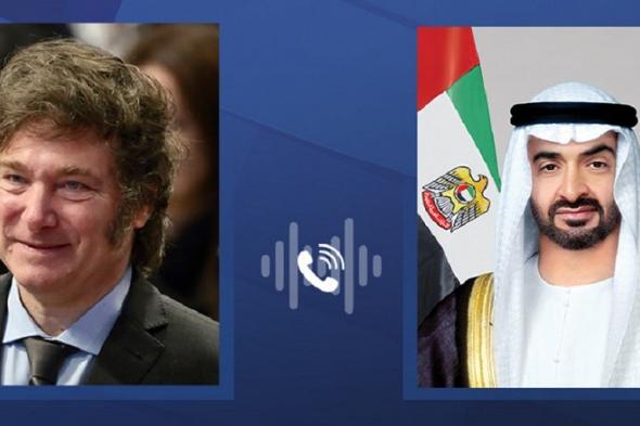 الامارات | رئيس الدولة والرئيس الأرجنتيني يبحثان خلال اتصال هاتفي علاقات التعاون