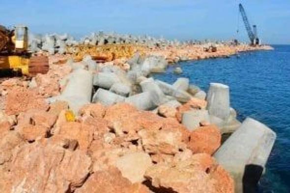 شاهد مشروعات الرى لحماية سواحل الإسكندرية بطول 90 كيلومترا