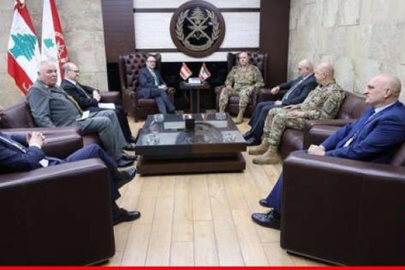 قائد الجيش التقى وزير الخارجية النمساوي وكبير مستشاري وزارة الدفاع البريطانية