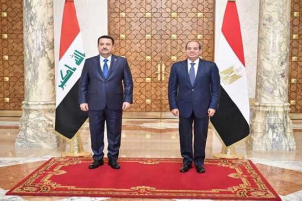 الرئيس السيسي ورئيس وزراء العراق يتبادلان التهنئة بحلول شهر رمضان