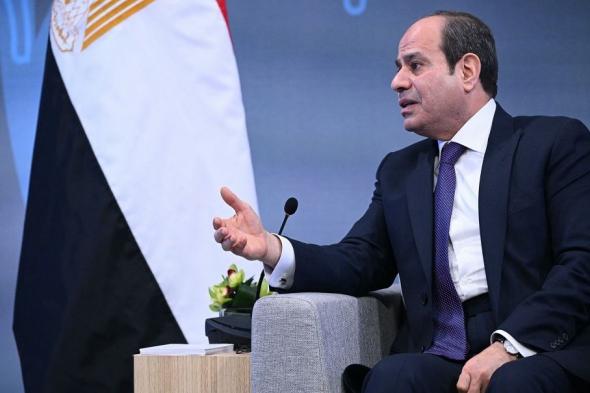 السيسي يؤكد سعي مصر لوقف إطلاق النار في غزة