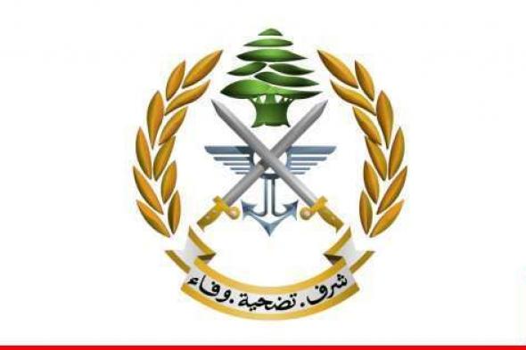 الجيش: توقيف لبناني في عيتا الشعب – بنت جبيل لإقدامه على سرقة منازل في البلدة