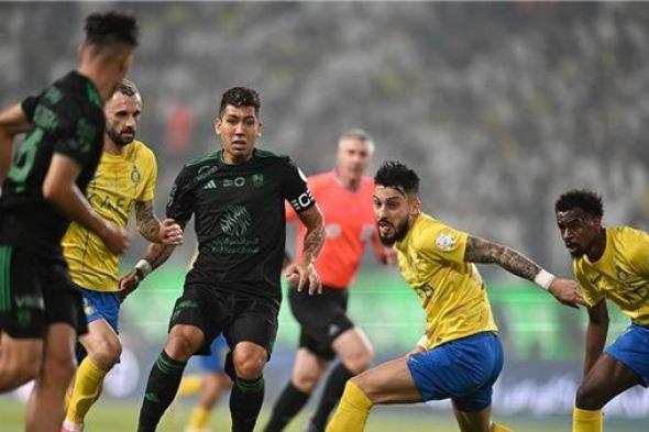 الدوري السعودي.. النصر وأهلي جدة تعادل سلبي في الشوط الأول