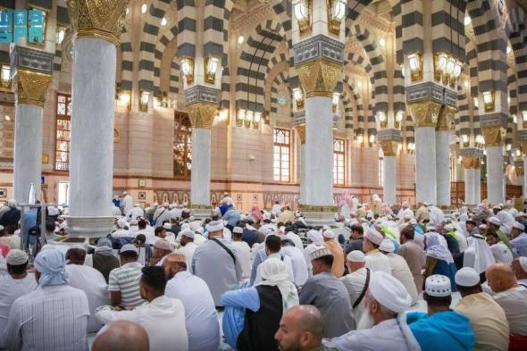 5 ملايين مصلٍ في المسجد النبوي خلال الأسبوع الأول من رمضان