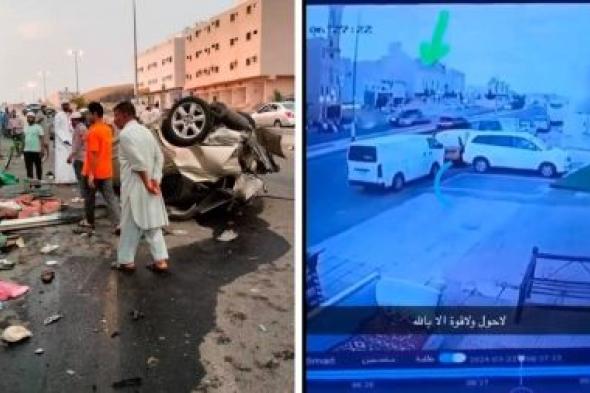تراند اليوم : شاهد: سيارة مسرعة تصطدم بسفرة إفطار صائم في مكة.. وأنباء عن وفاة شخص وإصابة 21 آخرين